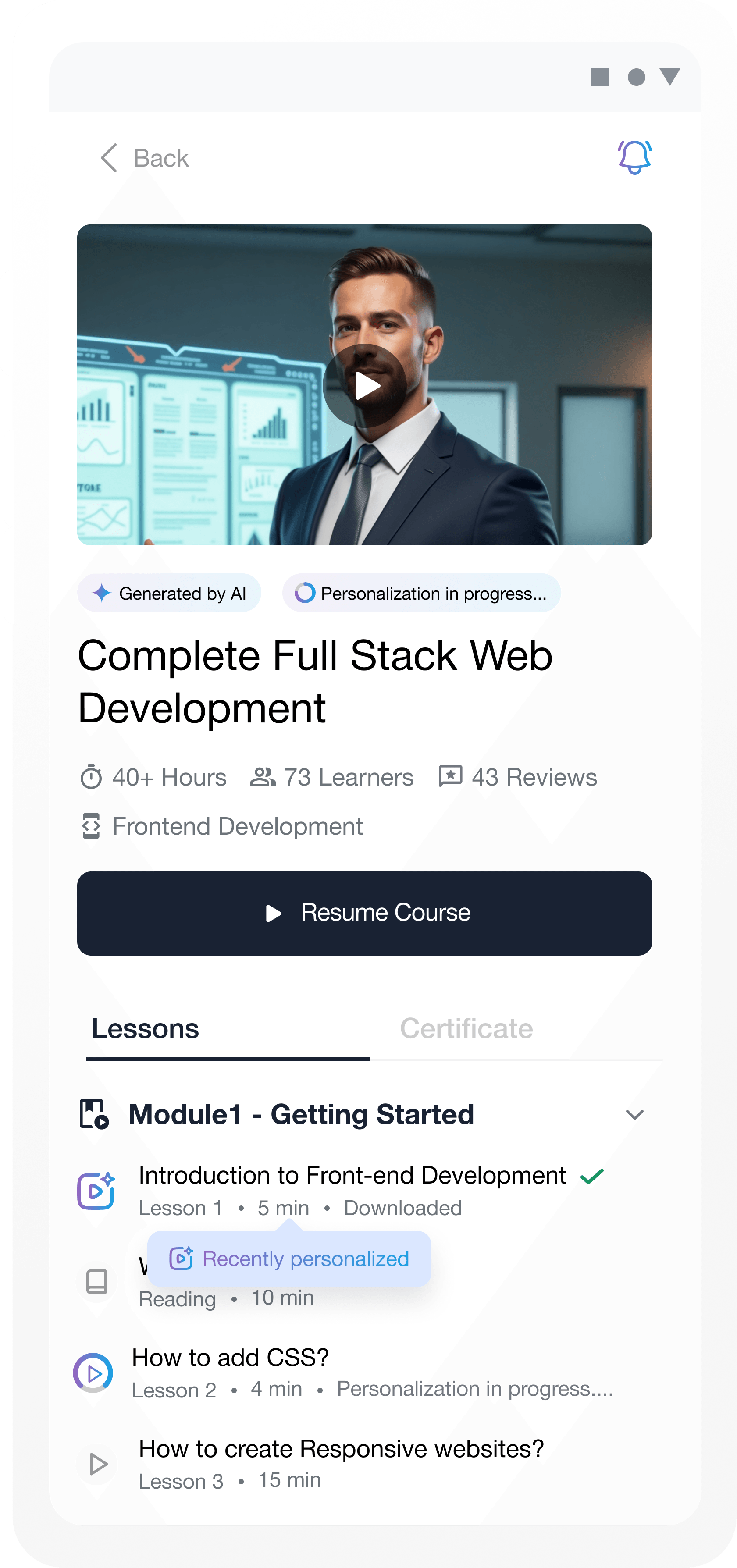 Personalized Learning